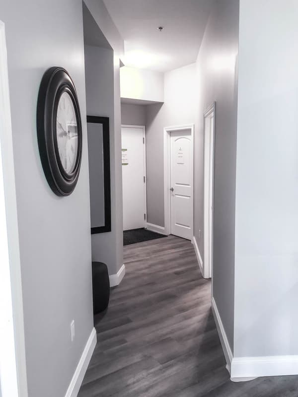 Model suite entrance at 630 Princess Street, Kingston