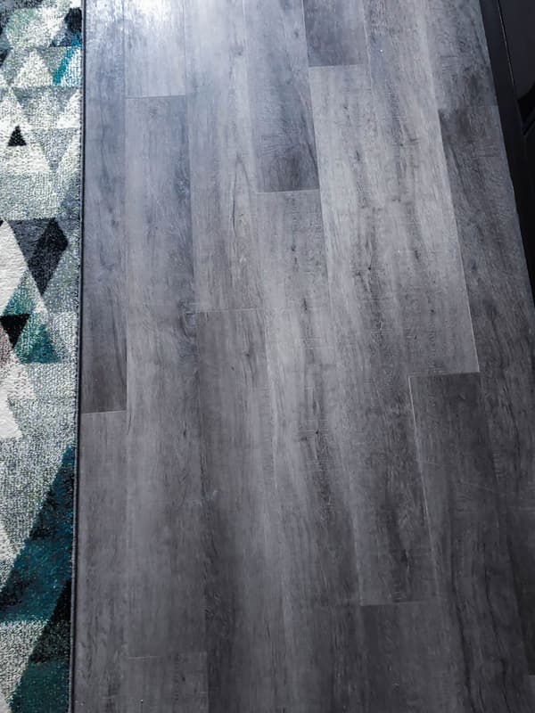 Vinyl plank flooring in the model suite at 630 Princess Street, Kingston